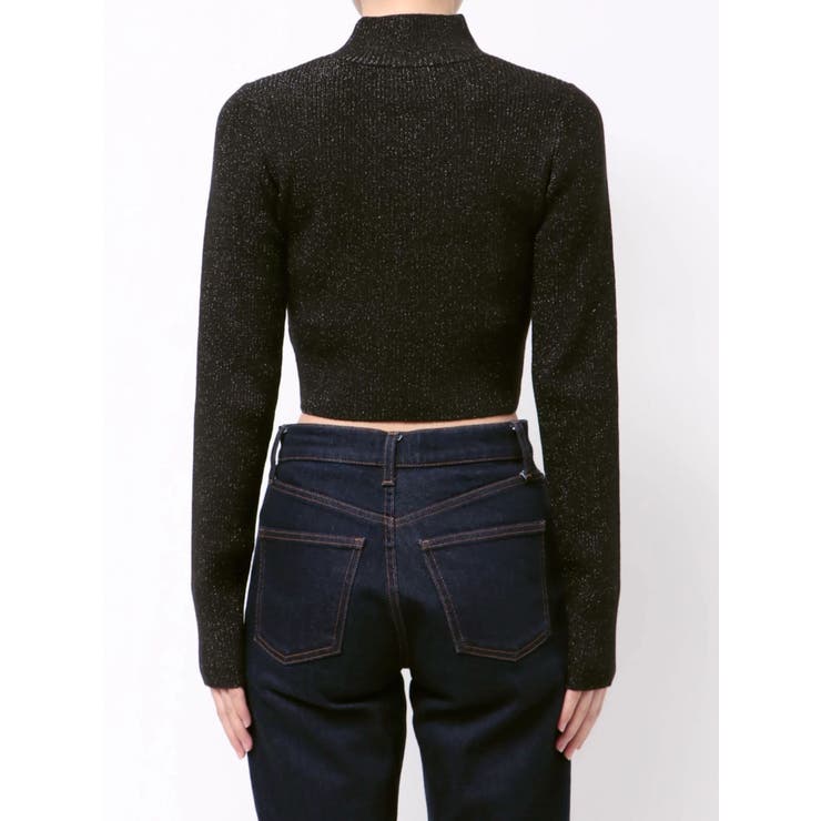 バイカラーラメクロップドニット | MURUA | 詳細画像47 