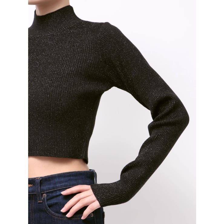 バイカラーラメクロップドニット | MURUA | 詳細画像49 