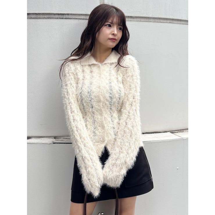 ウェーブポロニット | MURUA | 詳細画像12 