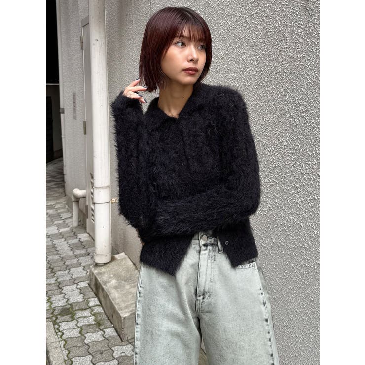 ウェーブポロニット | MURUA | 詳細画像6 