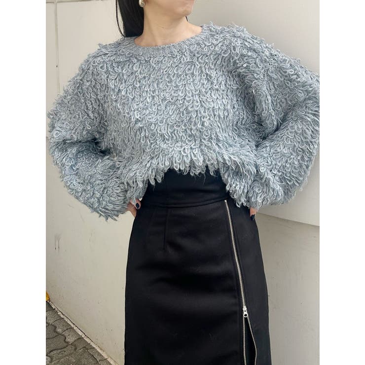 ループヤーンボリュームスリーブニット | MURUA | 詳細画像10 