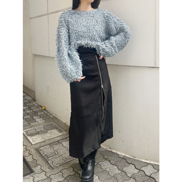 ループヤーンボリュームスリーブニット | MURUA | 詳細画像15 