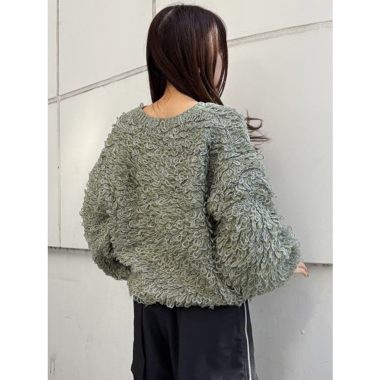 ループヤーンボリュームスリーブニット | MURUA | 詳細画像6 