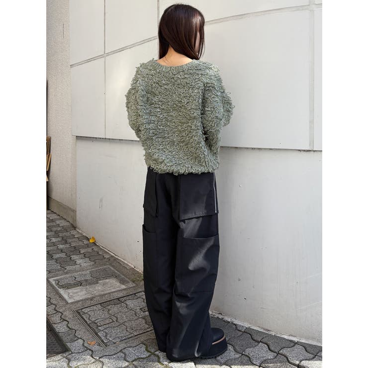 ループヤーンボリュームスリーブニット | MURUA | 詳細画像9 