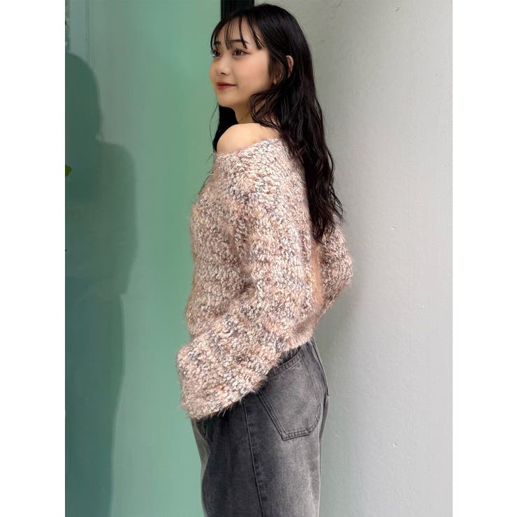 MIXシャギールーズニット | MURUA | 詳細画像22 