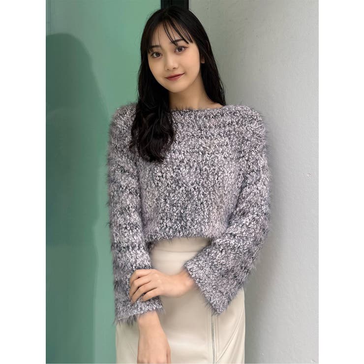 MIXシャギールーズニット | MURUA | 詳細画像5 