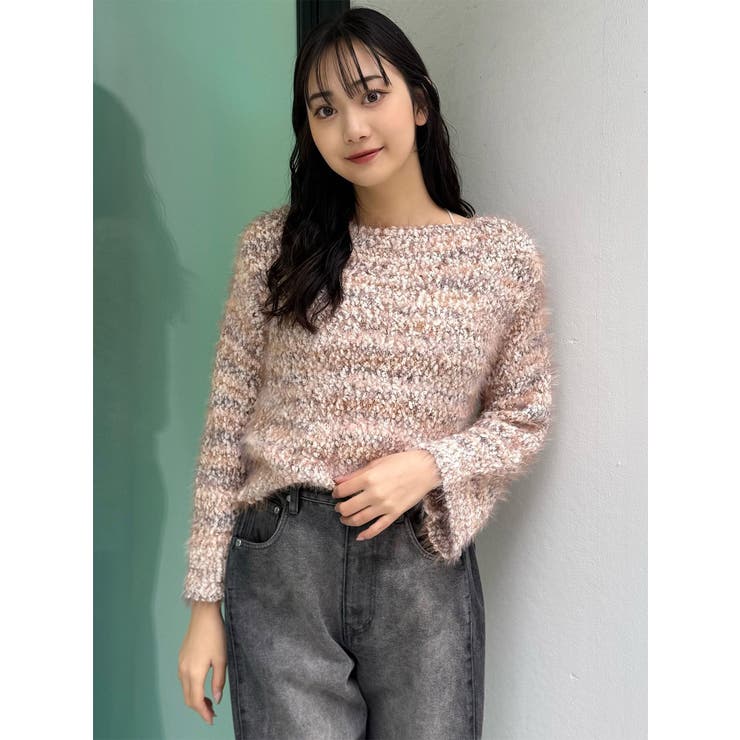 MIXシャギールーズニット | MURUA | 詳細画像9 