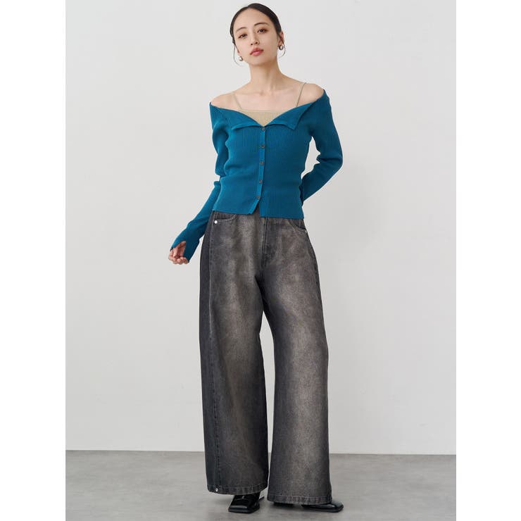 キャミドッキングニット | MURUA | 詳細画像20 