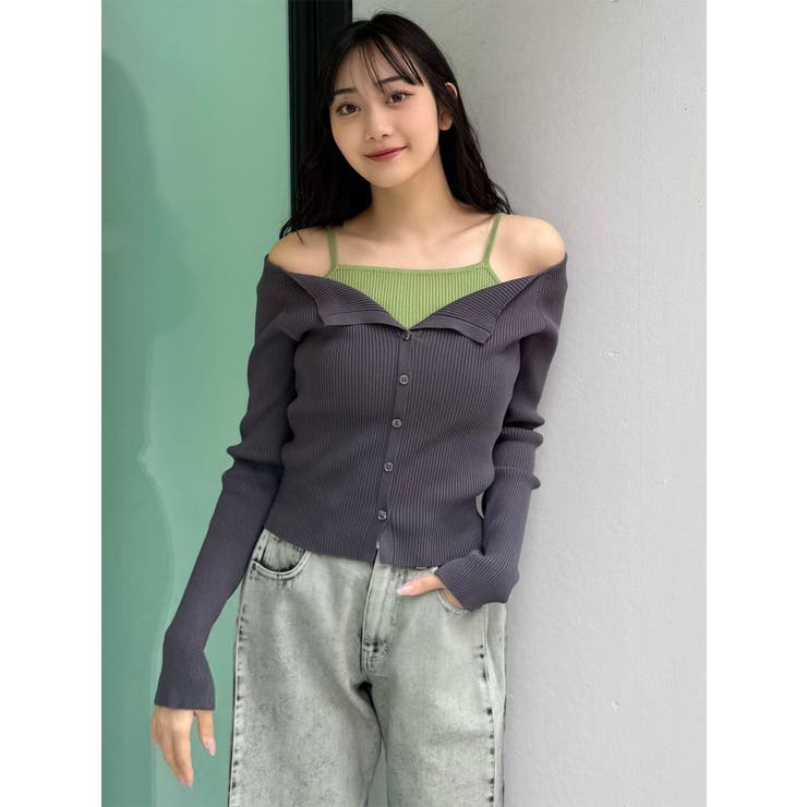 キャミドッキングニット | MURUA | 詳細画像21 