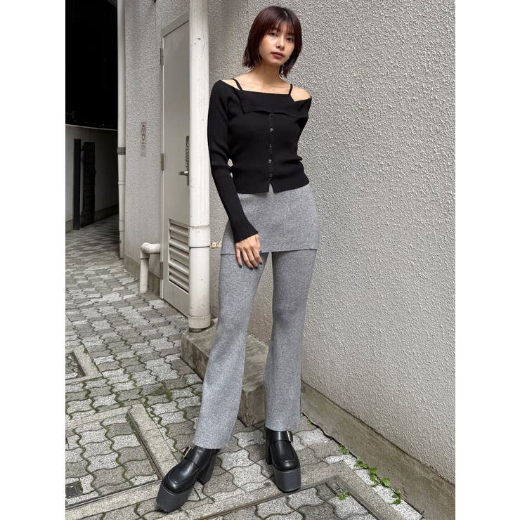 キャミドッキングニット | MURUA | 詳細画像30 