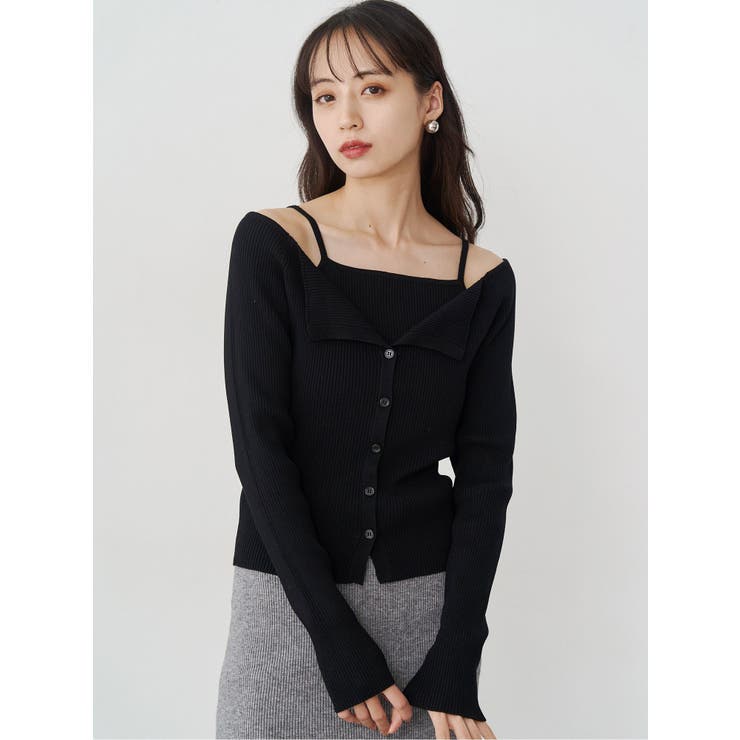 キャミドッキングニット | MURUA | 詳細画像4 