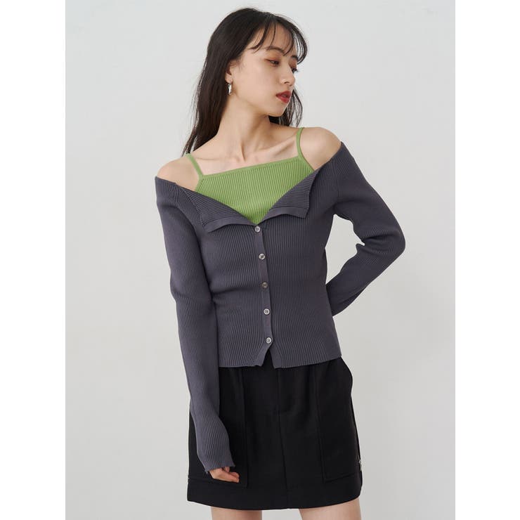 キャミドッキングニット | MURUA | 詳細画像5 