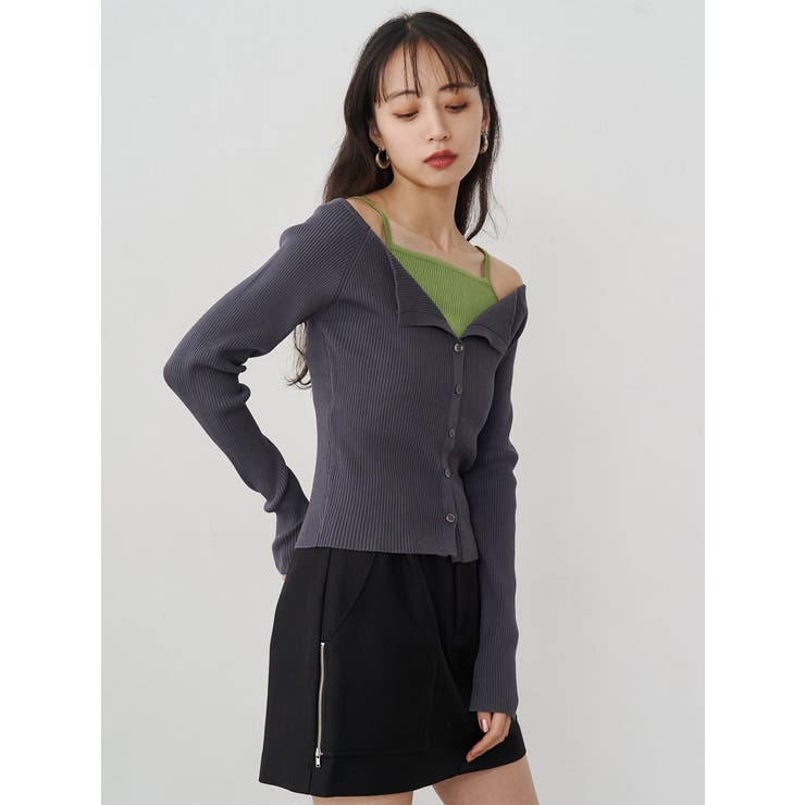 キャミドッキングニット | MURUA | 詳細画像6 