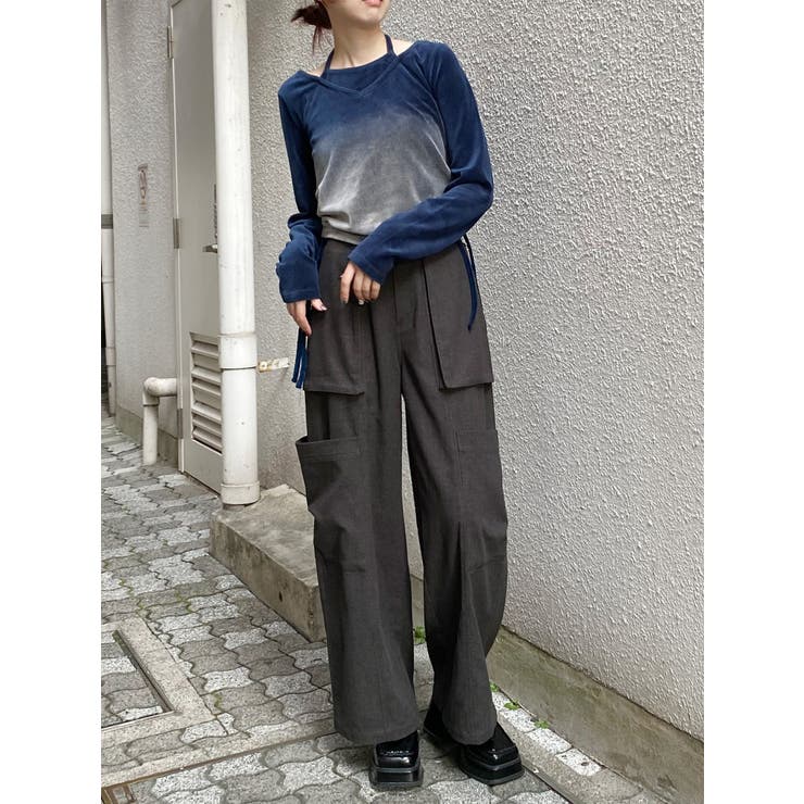 ホルターネックベロアトップス | MURUA | 詳細画像12 