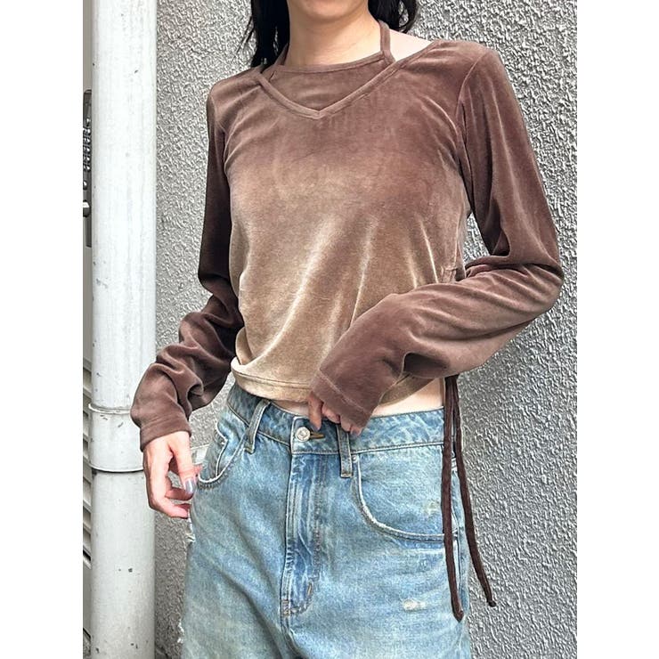 ホルターネックベロアトップス | MURUA | 詳細画像14 