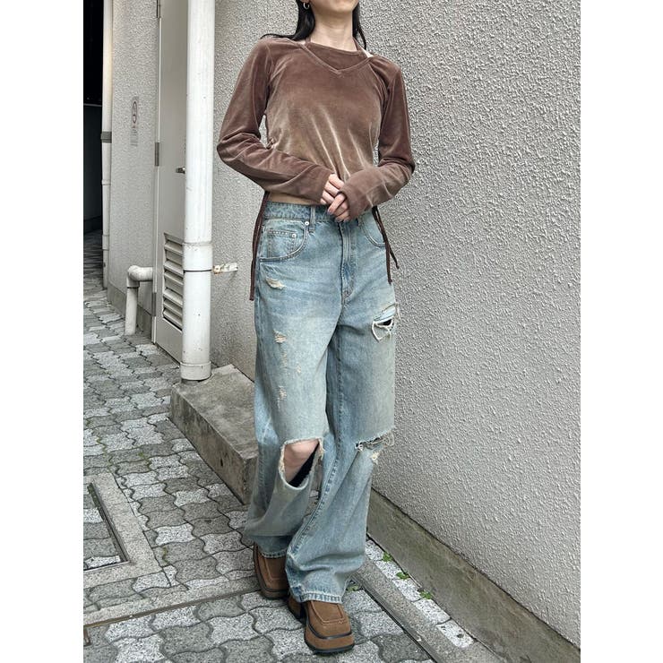 ホルターネックベロアトップス | MURUA | 詳細画像17 