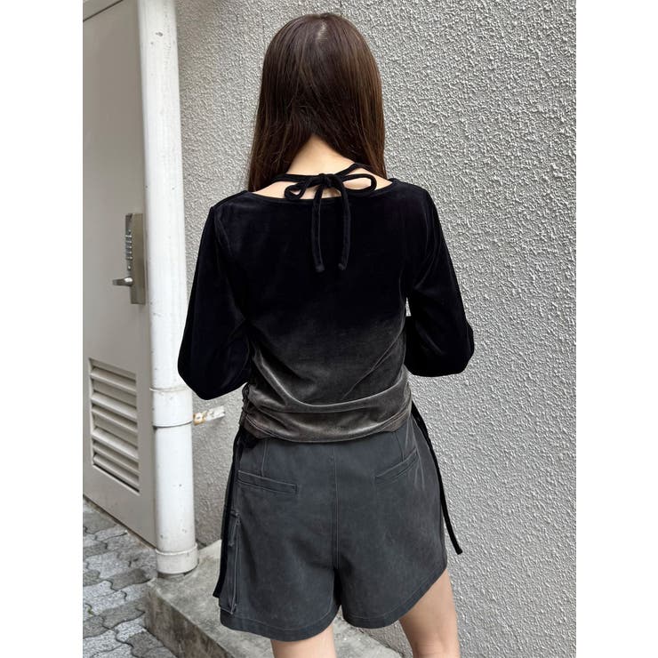 ホルターネックベロアトップス | MURUA | 詳細画像6 