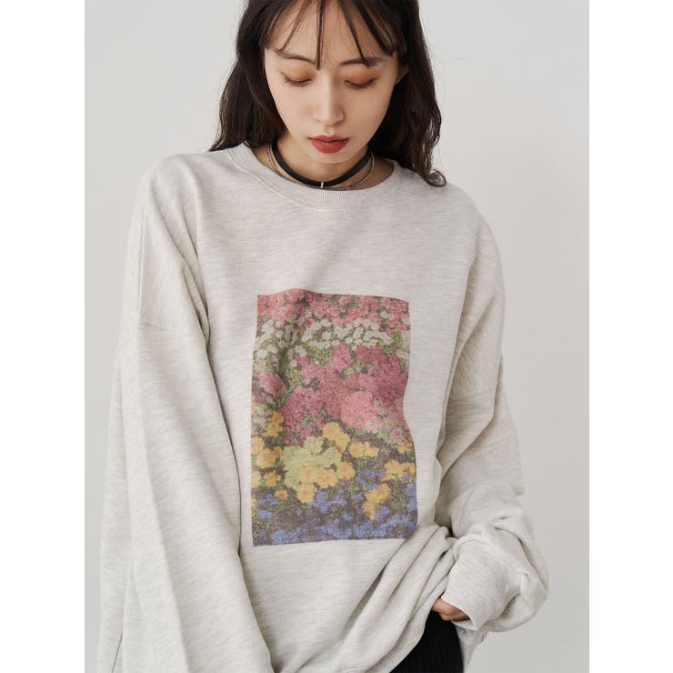 フラワールーズスウェット | MURUA | 詳細画像1 