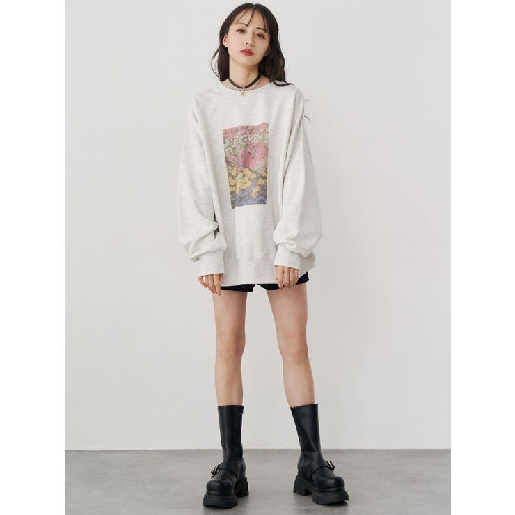 フラワールーズスウェット | MURUA | 詳細画像5 