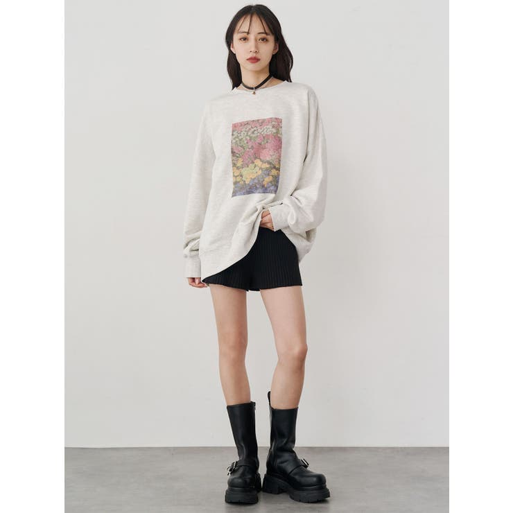 フラワールーズスウェット | MURUA | 詳細画像9 