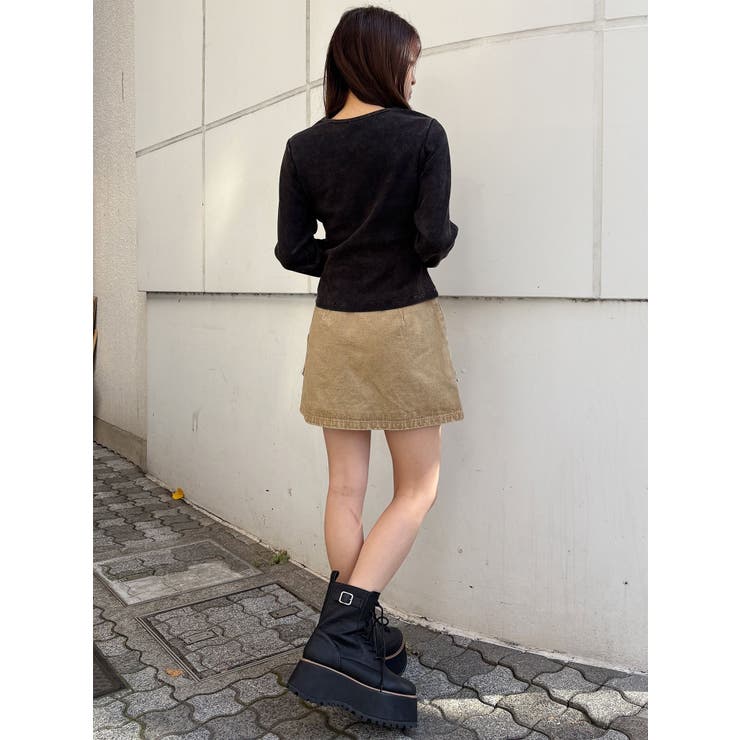 パッチロゴフェードトップス | MURUA | 詳細画像14 