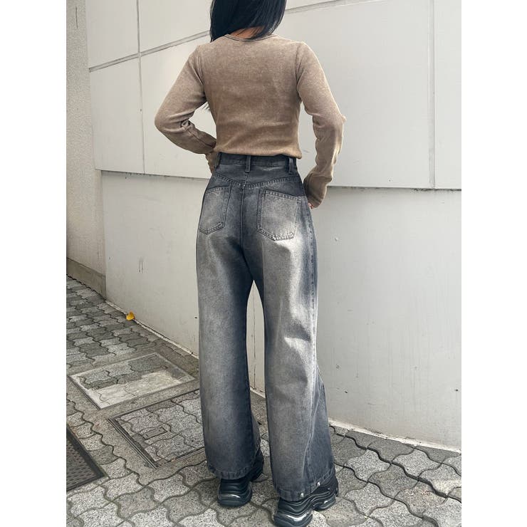 パッチロゴフェードトップス | MURUA | 詳細画像19 