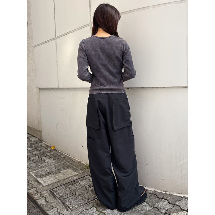 パッチロゴフェードトップス | MURUA | 詳細画像9 