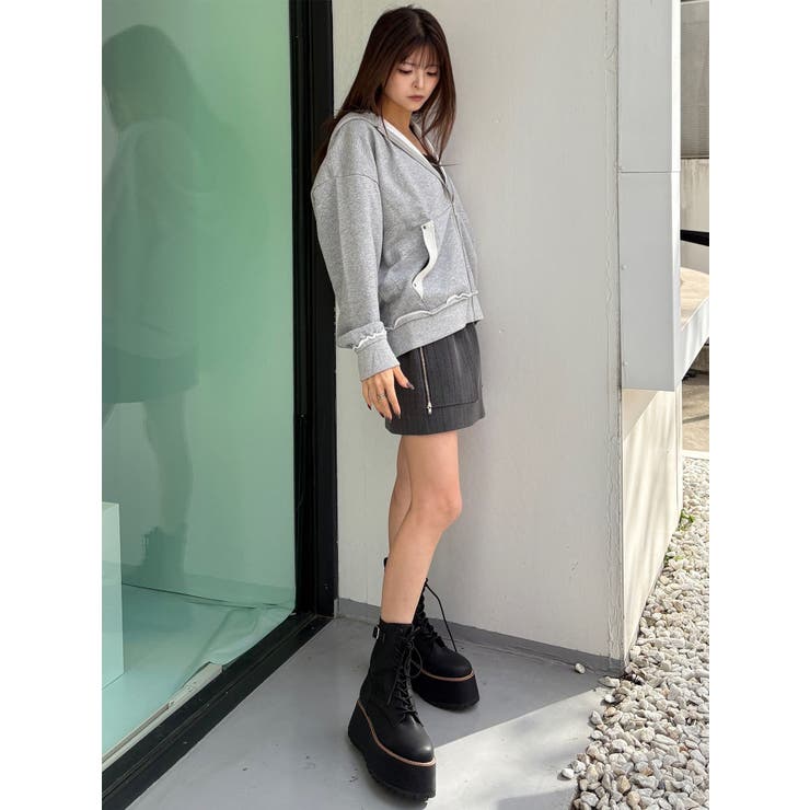 ジップルーズフーディ | MURUA | 詳細画像7 