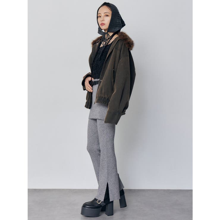 2WAYカラーフェイクレザーブルゾン | MURUA | 詳細画像18 