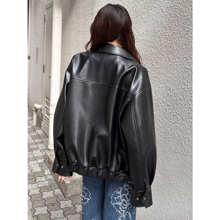 2WAYカラーフェイクレザーブルゾン | MURUA | 詳細画像26 