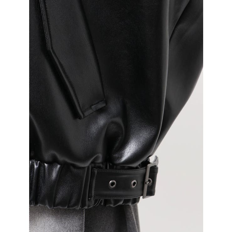 2WAYカラーフェイクレザーブルゾン | MURUA | 詳細画像35 