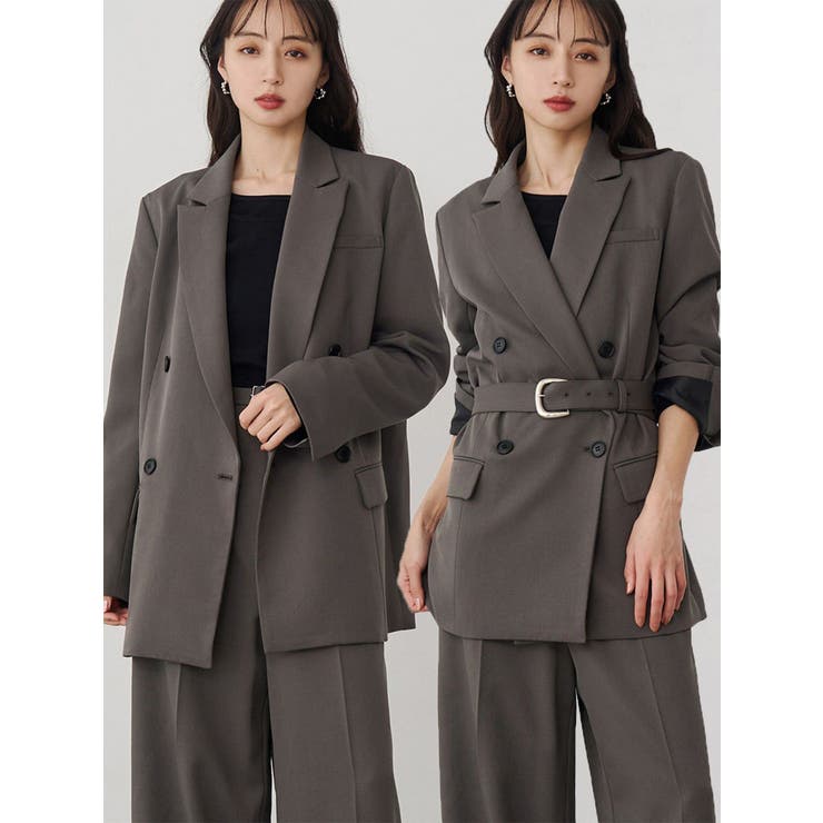 ベルテッドテーラードジャケット【セット販売対象】 | MURUA | 詳細画像1 