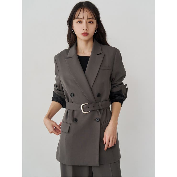 ベルテッドテーラードジャケット【セット販売対象】 | MURUA | 詳細画像10 