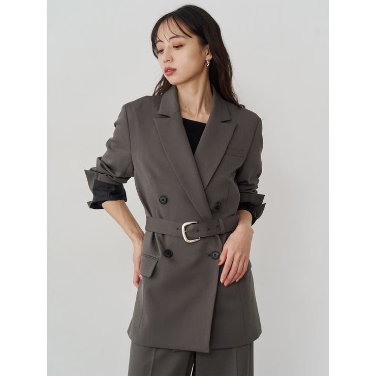 ベルテッドテーラードジャケット【セット販売対象】 | MURUA | 詳細画像11 