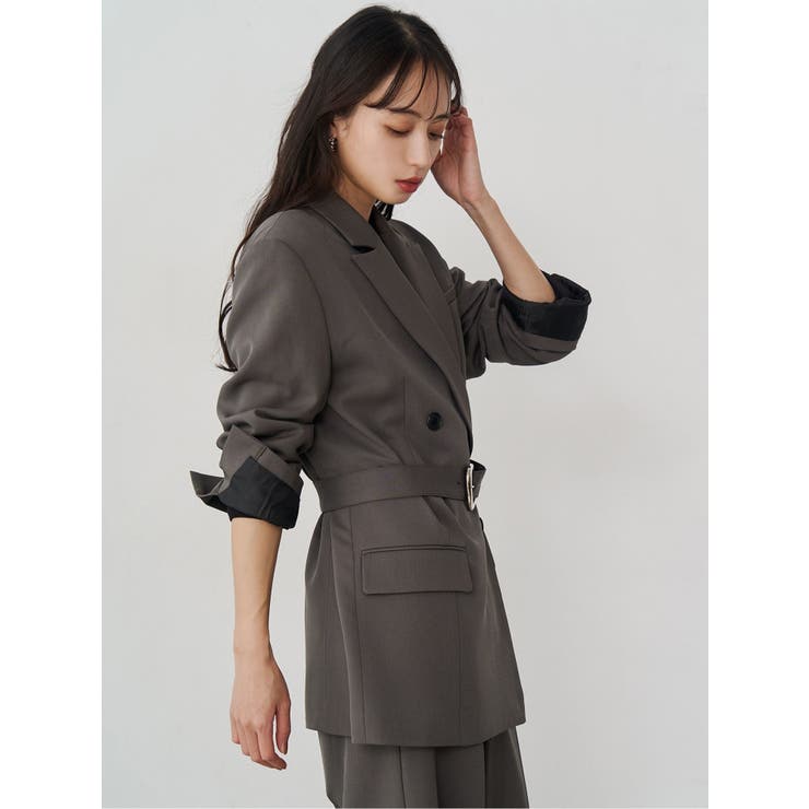 ベルテッドテーラードジャケット【セット販売対象】 | MURUA | 詳細画像12 