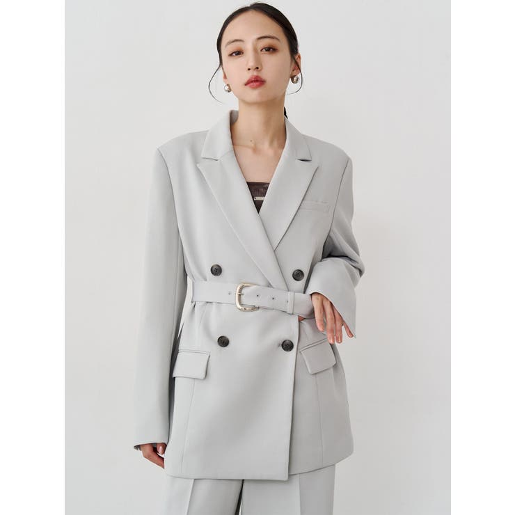 ベルテッドテーラードジャケット【セット販売対象】 | MURUA | 詳細画像3 