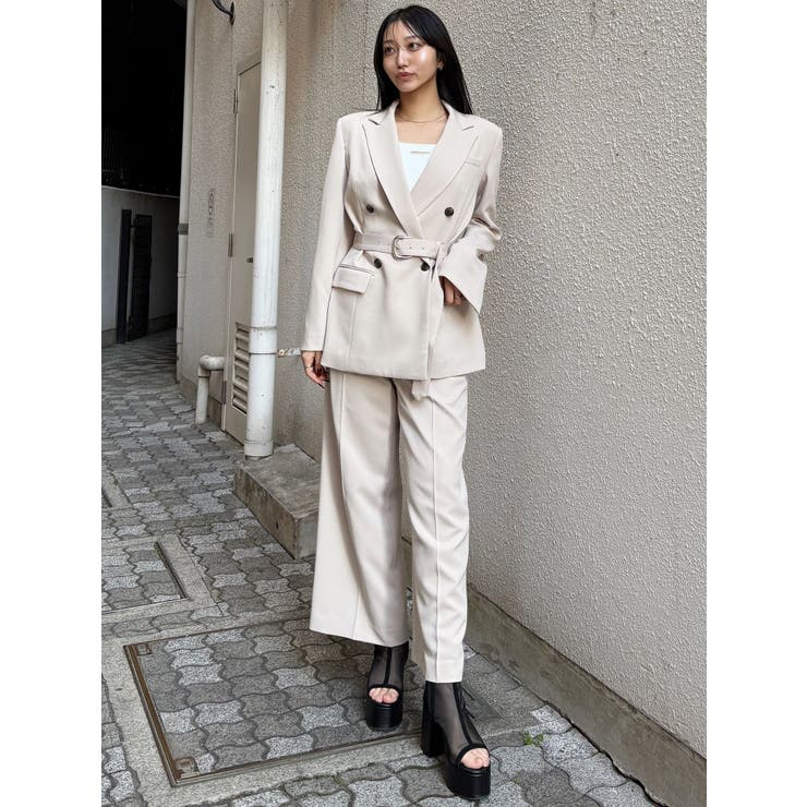 ベルテッドテーラードジャケット【セット販売対象】 | MURUA | 詳細画像44 