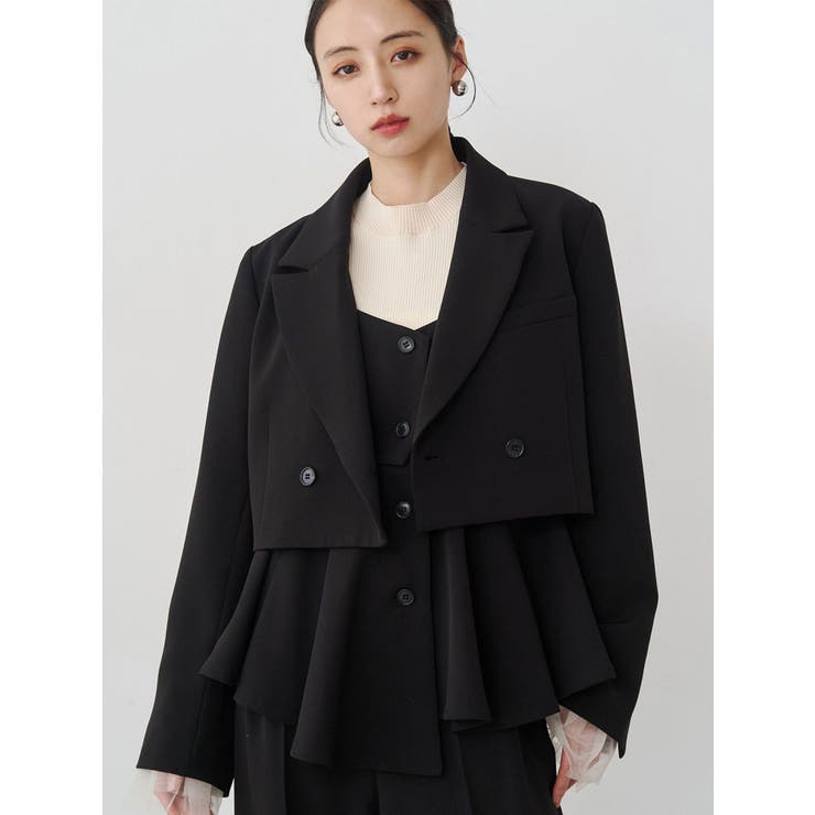 ショートテーラードジャケット【セット販売対象】 | MURUA | 詳細画像1 