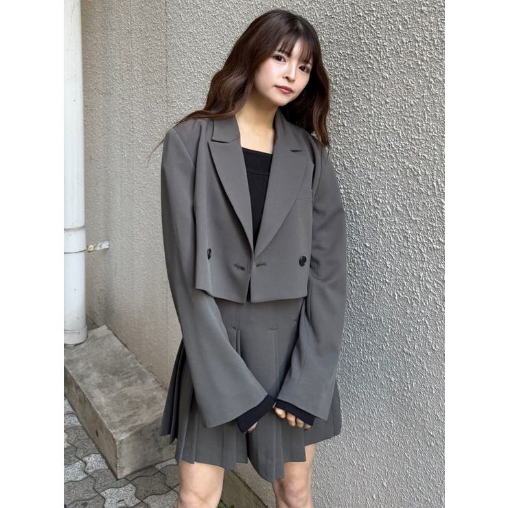 ショートテーラードジャケット【セット販売対象】 | MURUA | 詳細画像2 