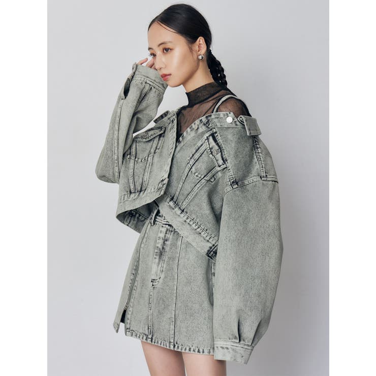 2wayデニムジャケット【セット販売対象】 | MURUA | 詳細画像14 