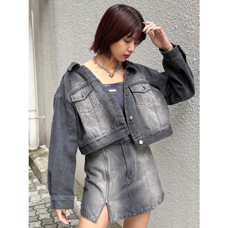 2wayデニムジャケット【セット販売対象】 | MURUA | 詳細画像3 