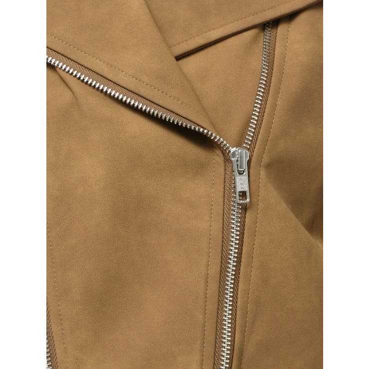 コンパクトフェイクレザーライダースジャケット | MURUA | 詳細画像35 