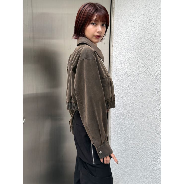 フェイクレザーショートフライトジャケット【セット販売対象】 | MURUA | 詳細画像19 