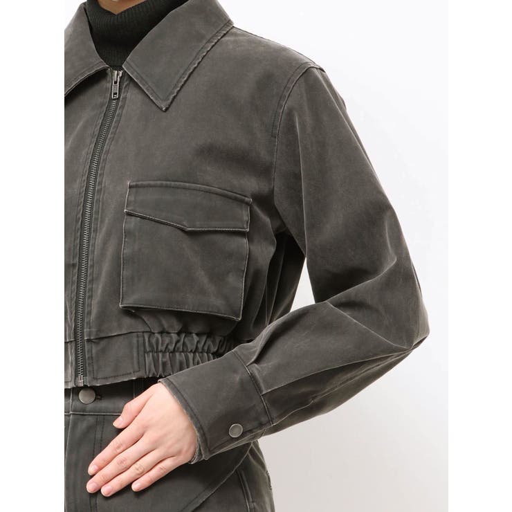 フェイクレザーショートフライトジャケット【セット販売対象】 | MURUA | 詳細画像37 
