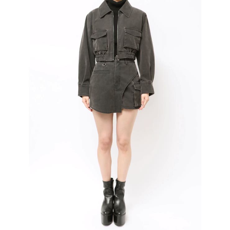 フェイクレザーショートフライトジャケット【セット販売対象】 | MURUA | 詳細画像42 