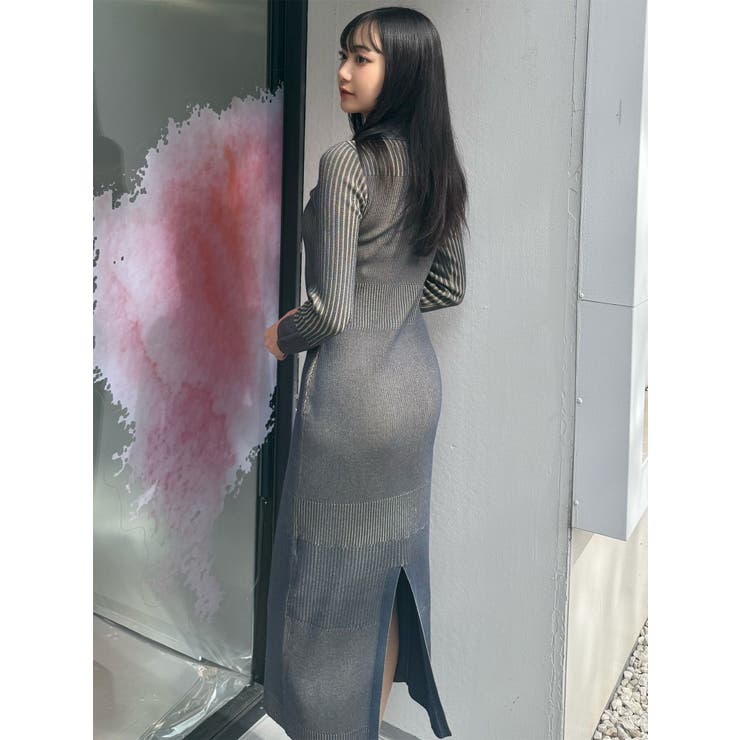 リブニットロングワンピース | MURUA | 詳細画像14 