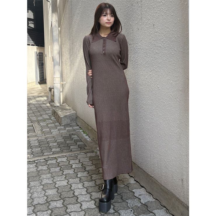 リブニットロングワンピース | MURUA | 詳細画像19 