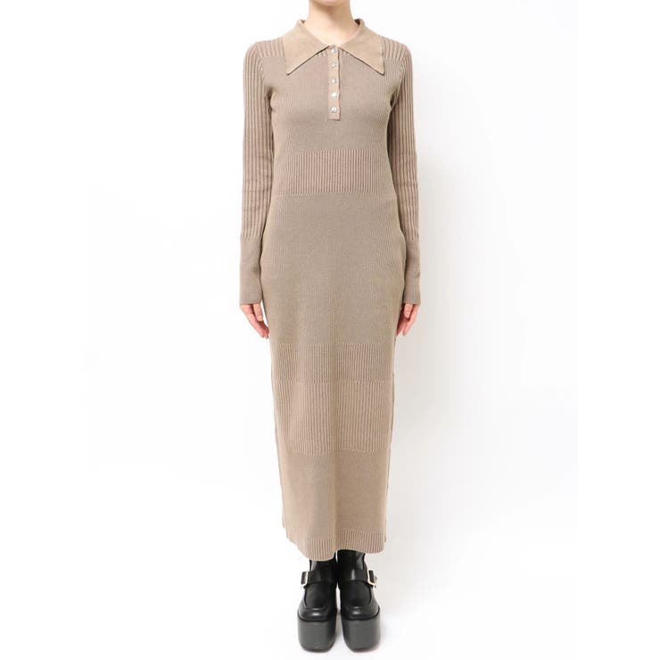 リブニットロングワンピース | MURUA | 詳細画像24 