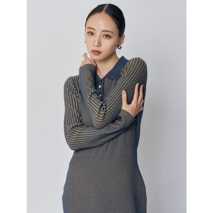 リブニットロングワンピース | MURUA | 詳細画像6 