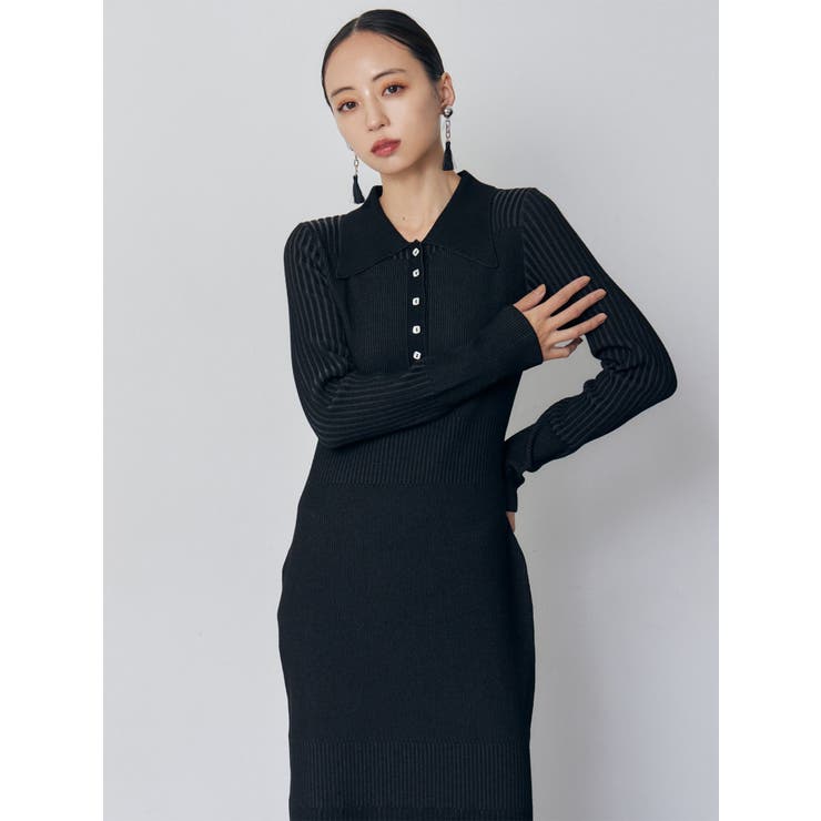 リブニットロングワンピース | MURUA | 詳細画像9 